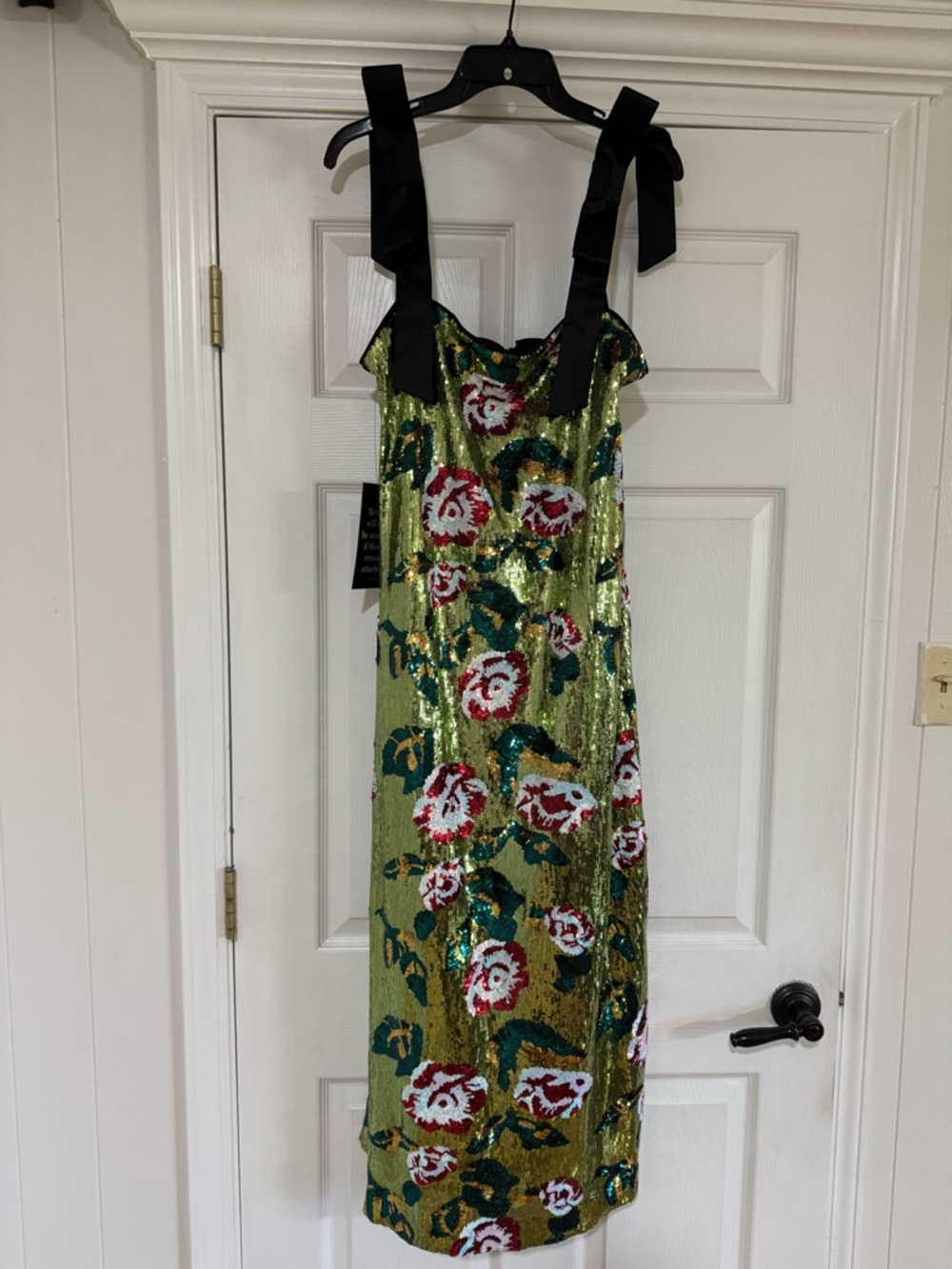 Tuckernuck Wedding Guest Dress Radiant Floral Sequin Roxy NWT Size Large - Picture 5 of 11